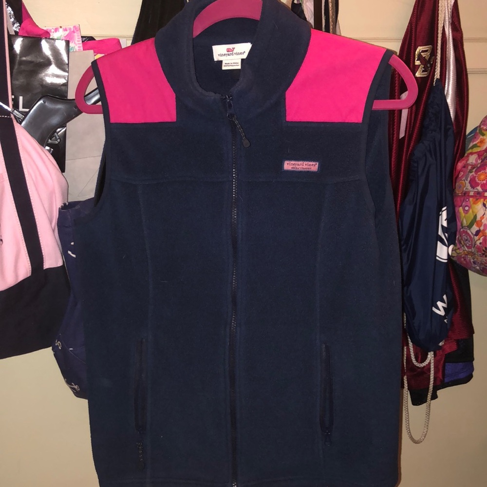Vineyard Vines Fleece Shep Shirt Vest